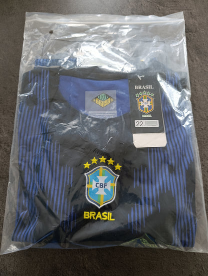 Tenue football enfant style Brésil personnalisable – photo produit 6