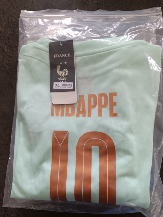 Ensemble foot enfant ⚽ – 3 pièces – style équipe France menthe 10