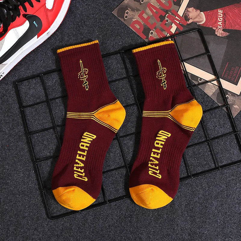 Chaussettes stylées inspirées Cleveland Cavaliers