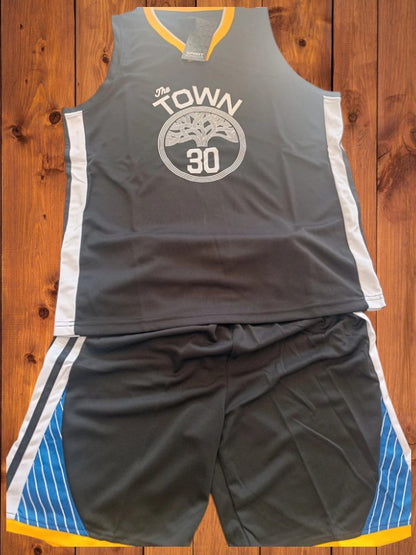 Tenue complète NBA Golden State Warriors - Maillot noir Curry