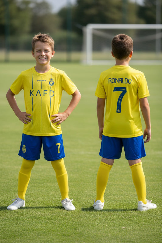 Tenue foot enfant ⚽ – 3 pièces – 5 modèles – Style joueur portugais 7