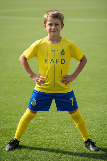 Tenue football enfant style joueur portugais N°7 – photo produit 3