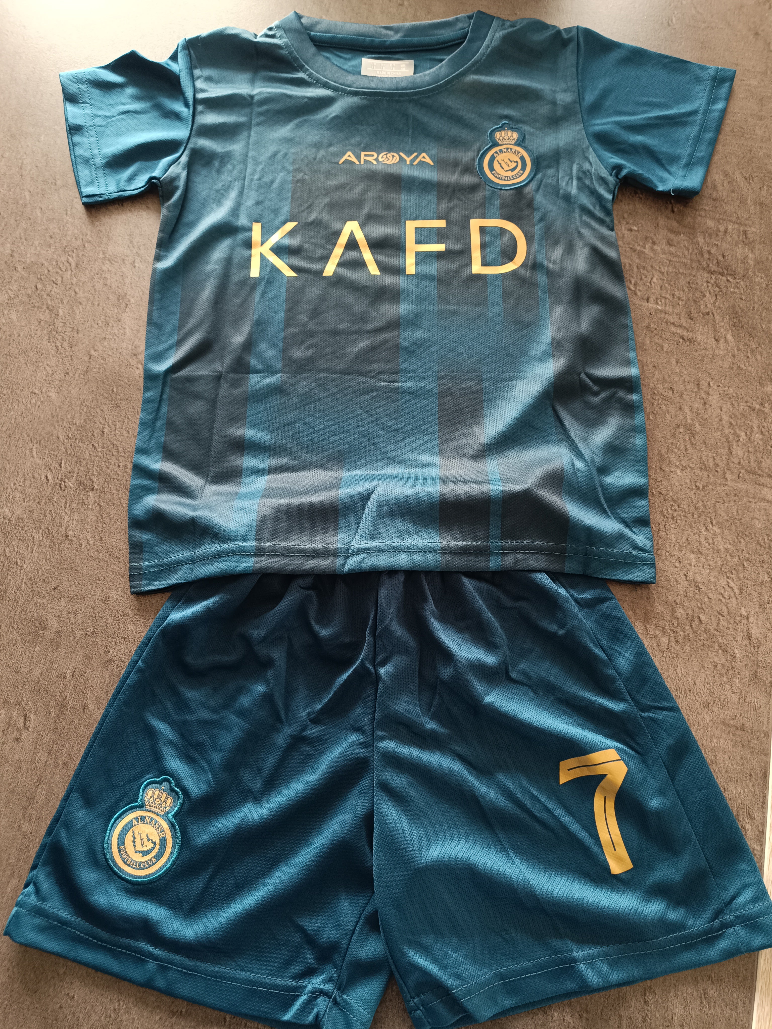 Magnifiques ensemble inspirés de la légende Christiano Ronaldo Al Naasr, Portugal ou Manchester