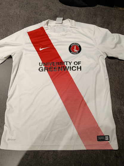 Maillot football vintage Charlton Athletic blanc années 2010