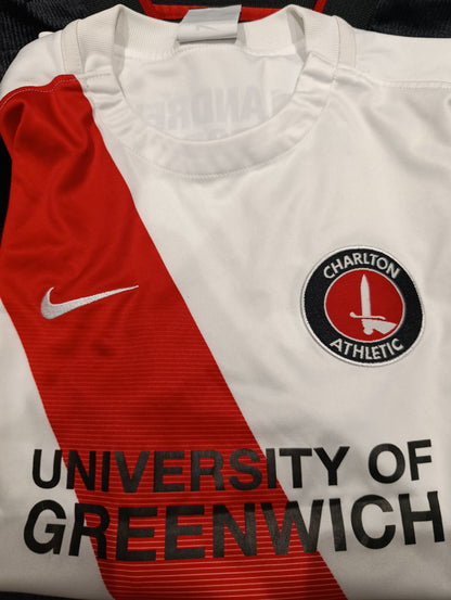 Maillot football vintage Charlton Athletic blanc – vue 3