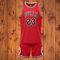 Tenue NBA inspirée de Michael Jordan aux chicago Bulls rouge, noir ou blanc