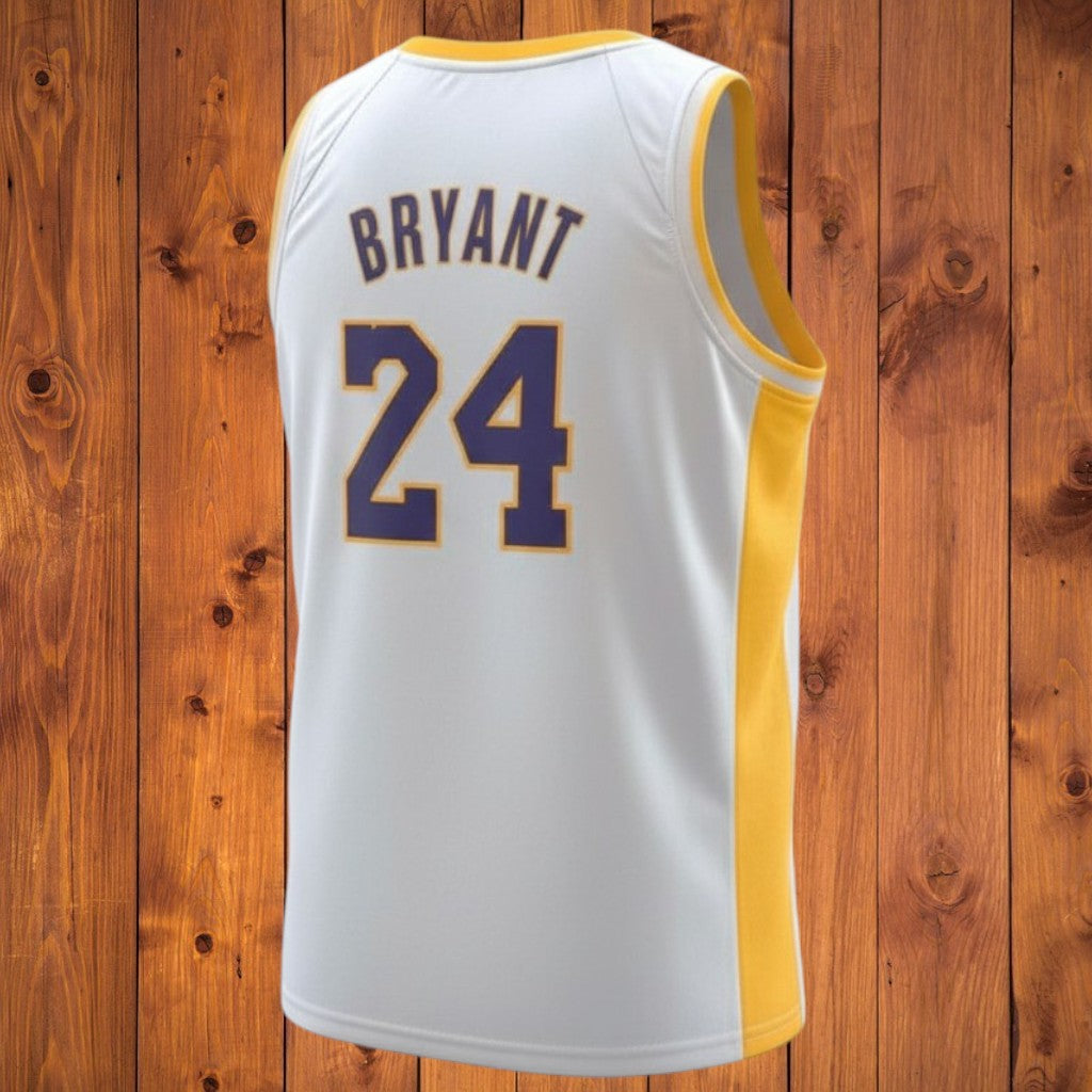 Magnifique Tenue NBA inspirée de Kobe Bryant aux Los Angeles Lakers Jaune, Blanc, Violet ou Noir