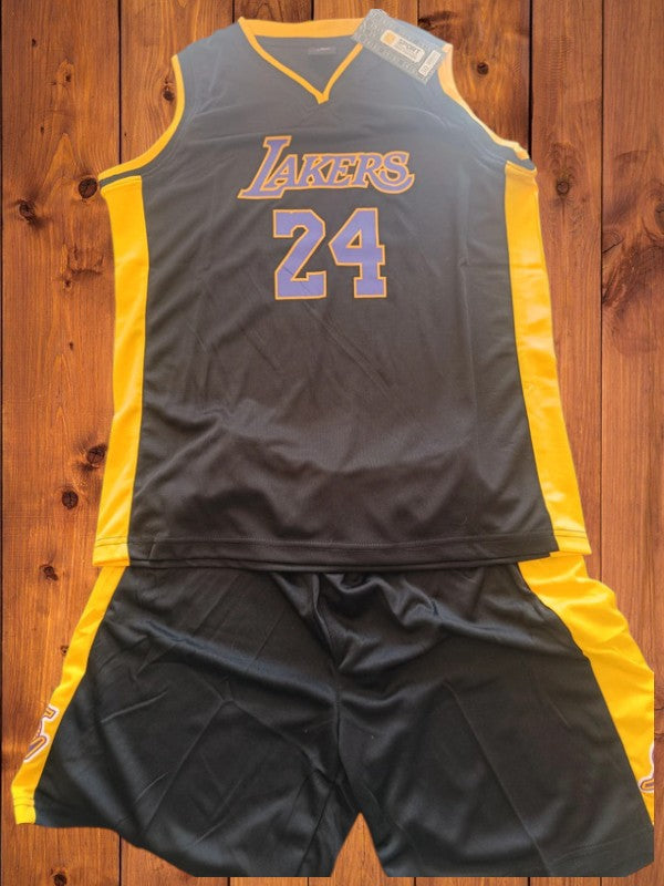 Magnifique Tenue NBA inspirée de Kobe Bryant aux Los Angeles Lakers Jaune, Blanc, Violet ou Noir