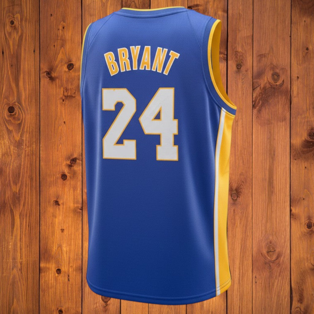 Magnifique Tenue NBA inspirée de Kobe Bryant aux Los Angeles Lakers Jaune, Blanc, Violet ou Noir