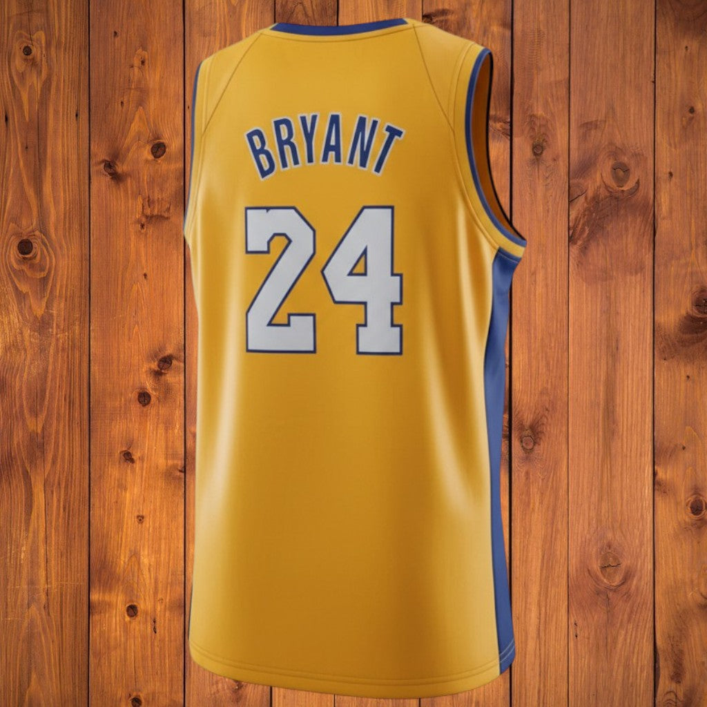 Magnifique Tenue NBA inspirée de Kobe Bryant aux Los Angeles Lakers Jaune, Blanc, Violet ou Noir