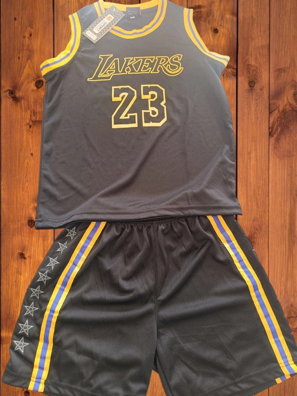 Tenue complète NBA Lakers - Maillot et short LeBron James noir