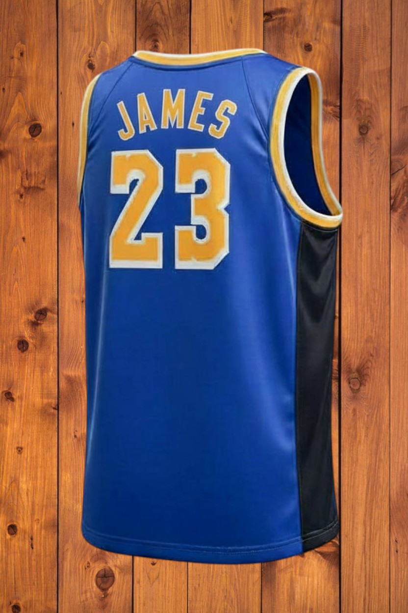 Tenue NBA LeBron James Los Angeles Lakers - Maillot violet et jaune