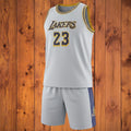 Ensemble NBA Lakers LeBron James - Maillot blanc numéro 23