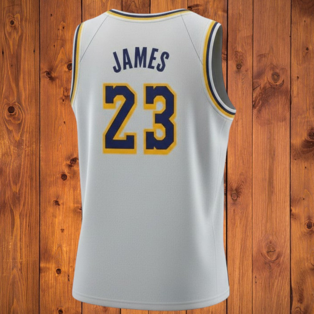Ensemble NBA Lakers LeBron James - Maillot blanc numéro 23