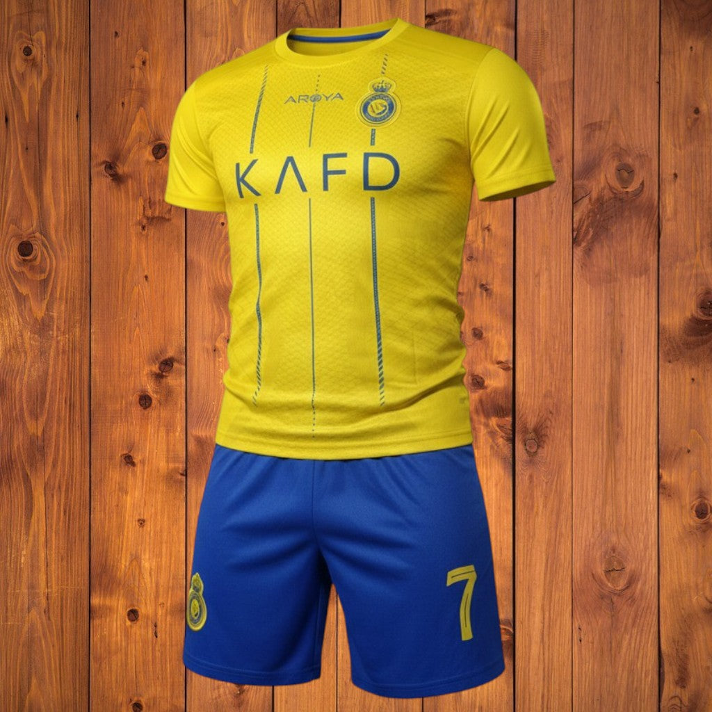 Magnifiques ensemble inspirés de la légende Christiano Ronaldo Al Naasr, Portugal ou Manchester