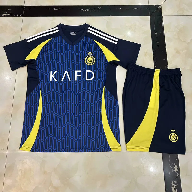 Ensemble Al Nassr Bleu 2024-2025 - T-shirt Short Football Streetwear Premium