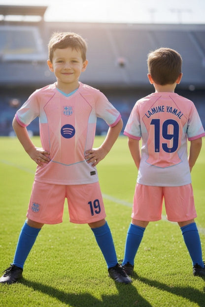 Tenues enfant inspirées de Lamine Yamal – Barça & Espagne – 5 modèles