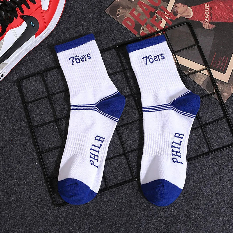 Chaussettes stylées inspirées Philadelphia 76ers