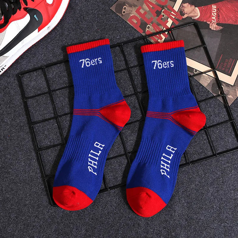 Chaussettes stylées inspirées Philadelphia 76ers