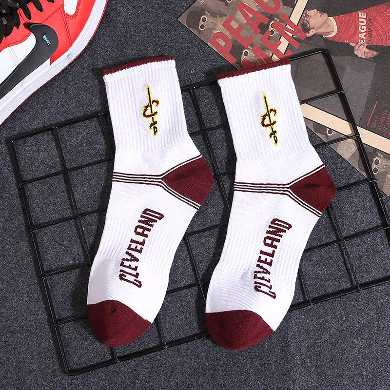 Chaussettes stylées inspirées Cleveland Cavaliers