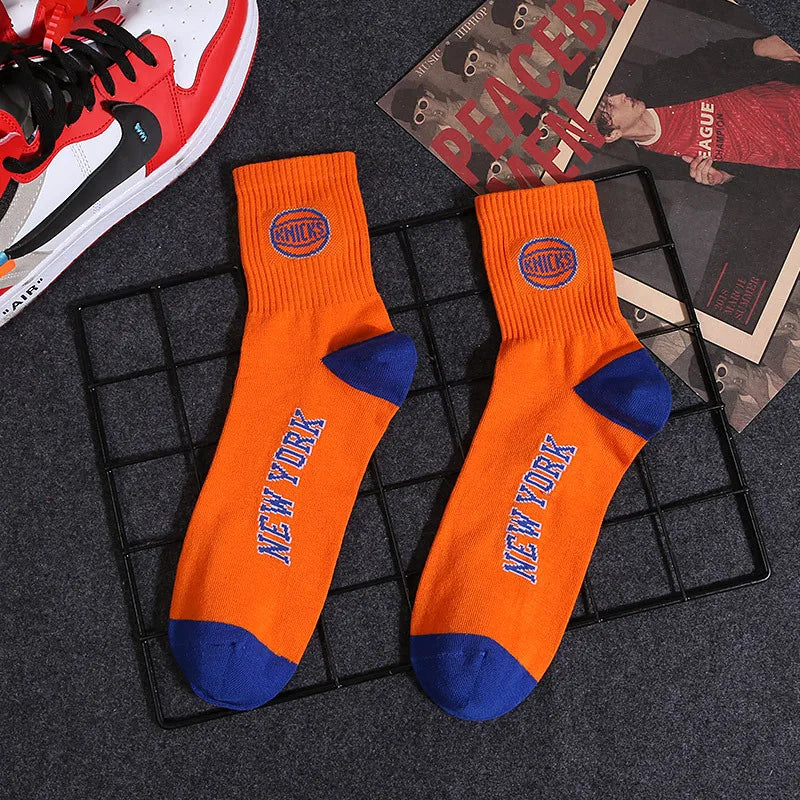 Chaussettes stylées inspirées New York Knicks