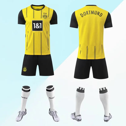Tenue football enfant personnalisable style club allemand – photo produit
