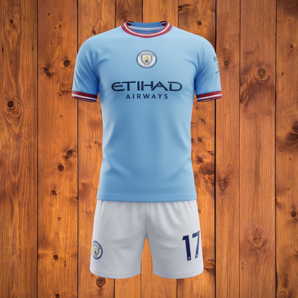 Tenue foot inspirée du maillot de Kévin De Bruyne Manchester City