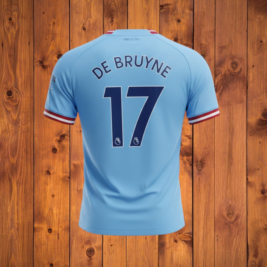 Tenue foot inspirée du maillot de Kévin De Bruyne Manchester City