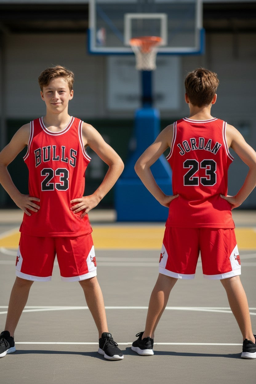 Tenue basket enfant style Chicago N°23 – 2 pièces