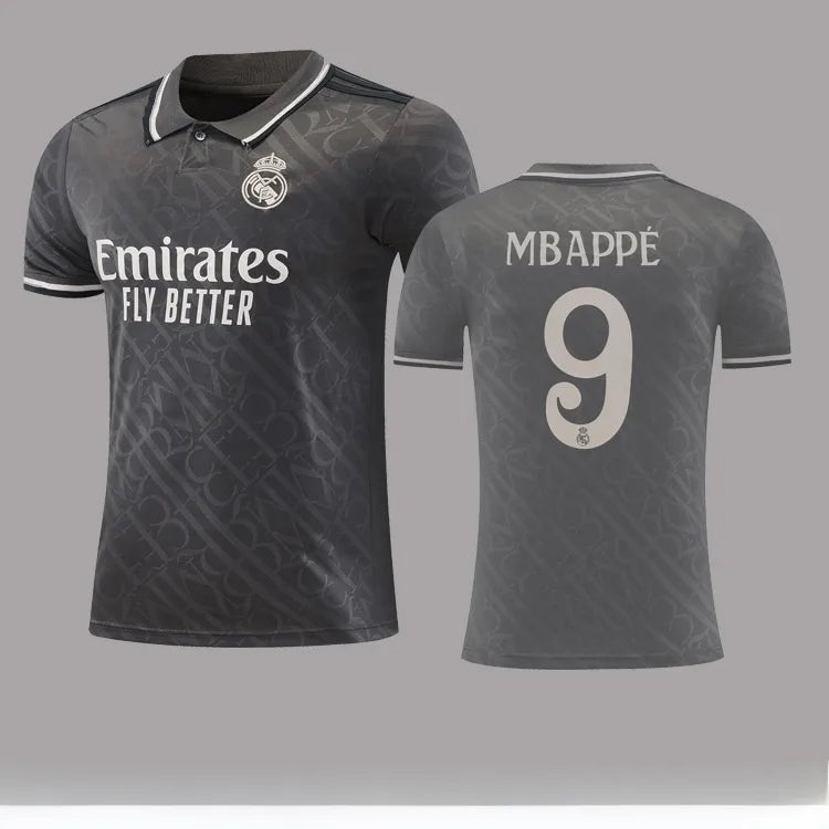 Maillot Foot Kylian Mbappé Real Madrid Gris 2025 - Style Streetwear Premium