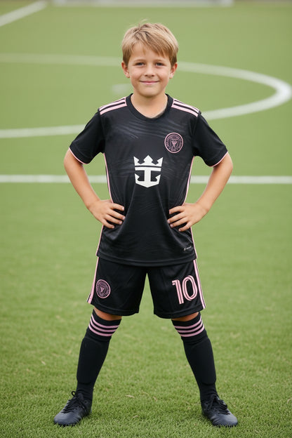 Tenues enfant inspirées de Lionel Messi – 8 modèles – 3 pièces