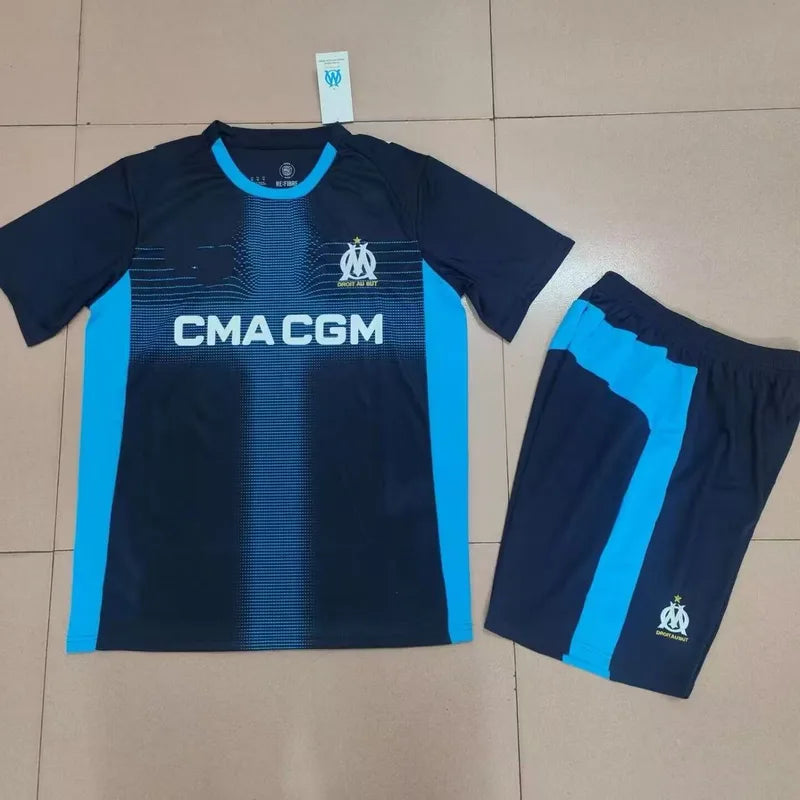 Ensemble Olympique de Marseille OM - Maillot Short Football Streetwear Premium