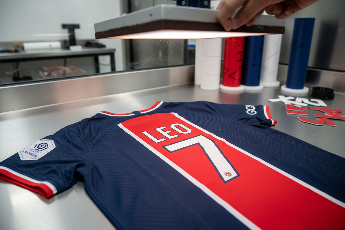 Service de personnalisation maillot et short football