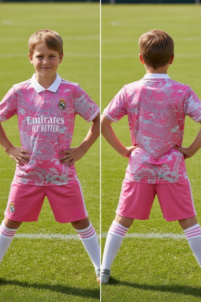 Tenue football enfant personnalisable style club espagnol