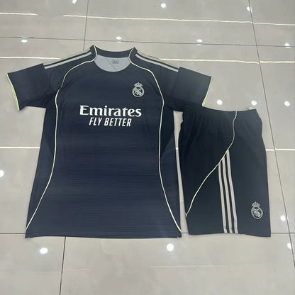 Tenue football enfant personnalisable style club espagnol – variante bleu 2